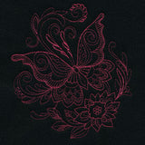 Delicate Doodle Butterfly (Vintage)