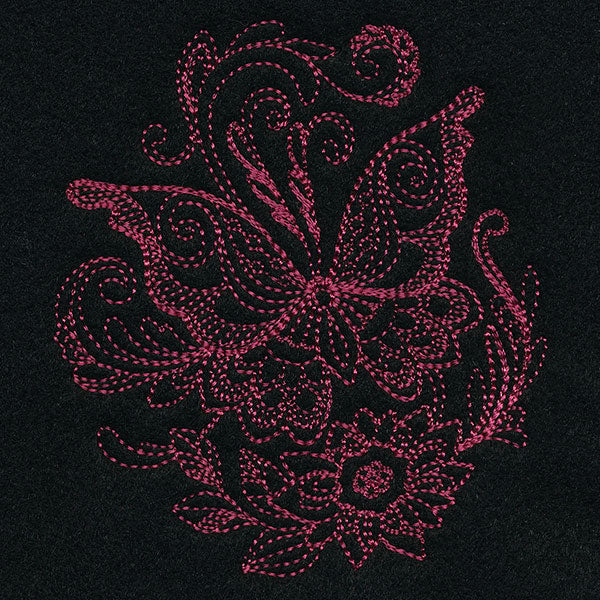 Delicate Doodle Butterfly (Vintage)