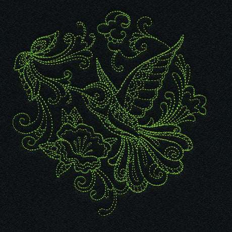 Delicate Doodle Hummingbird (Vintage)