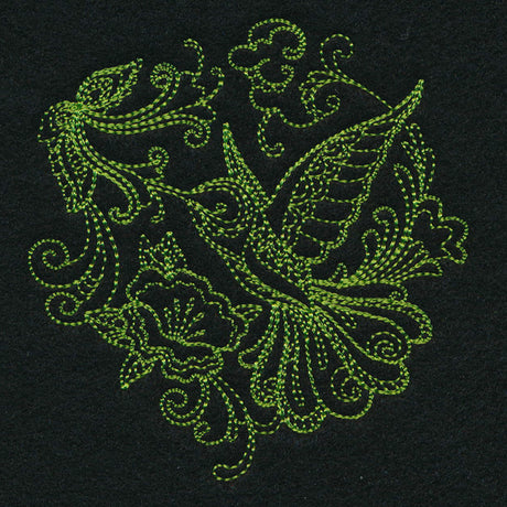 Delicate Doodle Hummingbird (Vintage)