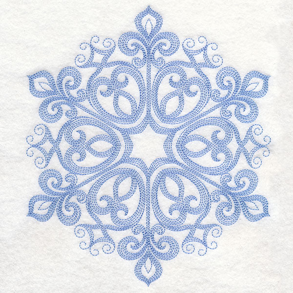 Brushstroke Snowflake