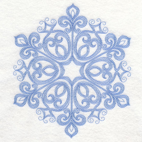 Brushstroke Snowflake
