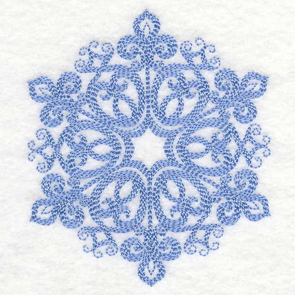 Brushstroke Snowflake