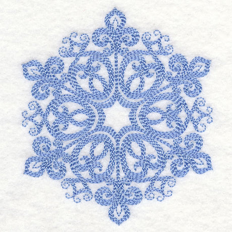 Brushstroke Snowflake