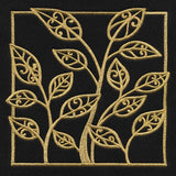 Golden Garden Leafy Square