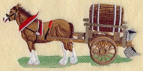 Clydesdale & Cart