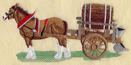 Clydesdale & Cart