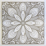 Baroque Beauty Square 1 (Trapunto)