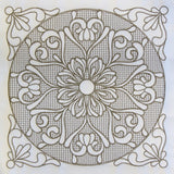 Baroque Beauty Square 4 (Trapunto)