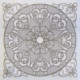 Baroque Beauty Square 4 (Trapunto)