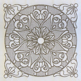 Baroque Beauty Square 4 (Trapunto)