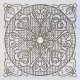 Baroque Beauty Square 4 (Trapunto)