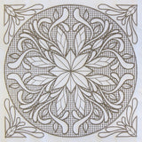 Baroque Beauty Square 6 (Trapunto)