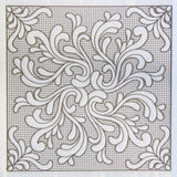 Baroque Beauty Square 3 (Trapunto)