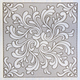 Baroque Beauty Square 3 (Trapunto)