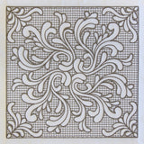 Baroque Beauty Square 3 (Trapunto)