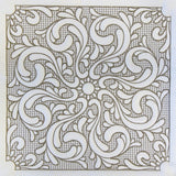 Baroque Beauty Square 5 (Trapunto)