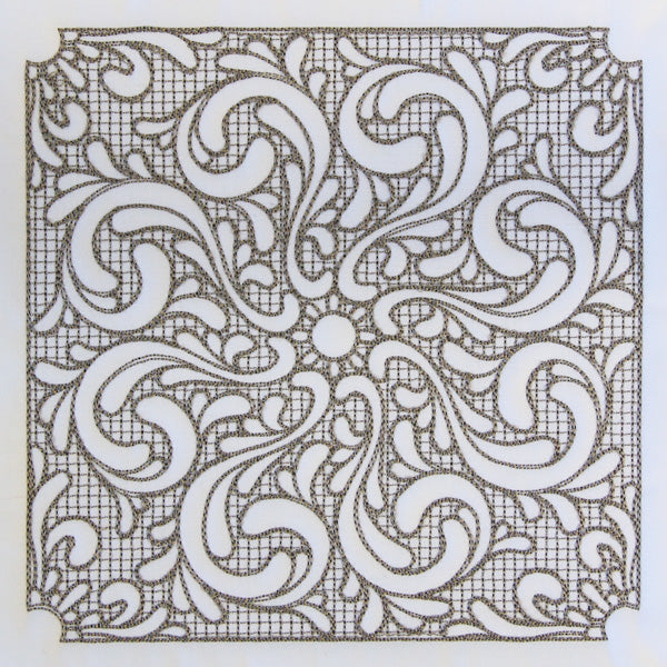 Baroque Beauty Square 5 (Trapunto)