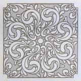 Baroque Beauty Square 5 (Trapunto)