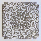 Baroque Beauty Square 5 (Trapunto)