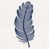 Elegant Etching Feather