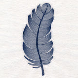 Elegant Etching Feather
