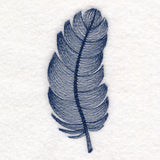 Elegant Etching Feather