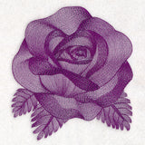 Elegant Etching Rose