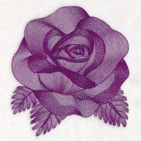 Elegant Etching Rose
