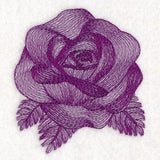 Elegant Etching Rose