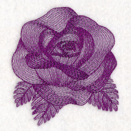 Elegant Etching Rose