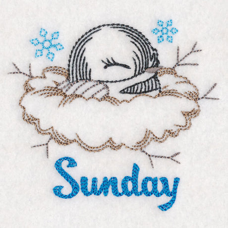 Winter Chickadee - Sunday (Vintage)