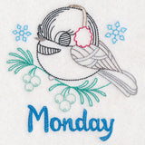 Winter Chickadee - Monday (Vintage)