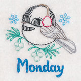 Winter Chickadee - Monday (Vintage)