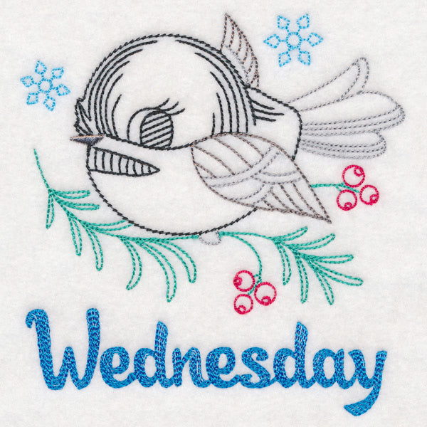 Winter Chickadee - Wednesday (Vintage)