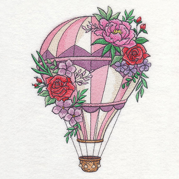 Floral Hot Air Balloon