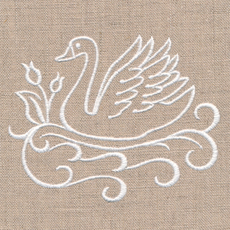 Rustic Swan Accent