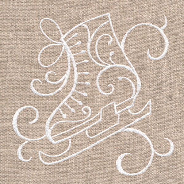 Rustic Ice Skate Accent