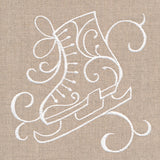 Rustic Ice Skate Accent