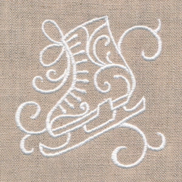 Rustic Ice Skate Accent