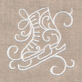 Rustic Ice Skate Accent