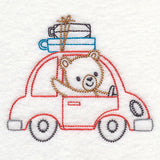 Traveling Teddy Bear - Car (Vintage)