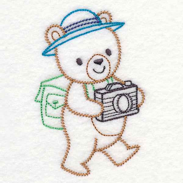 Traveling Teddy Bear - Hiking (Vintage)