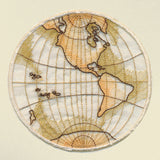Antique Globe - Western Hemisphere (Organza)
