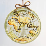 Antique Globe - Eastern Hemisphere (Organza)