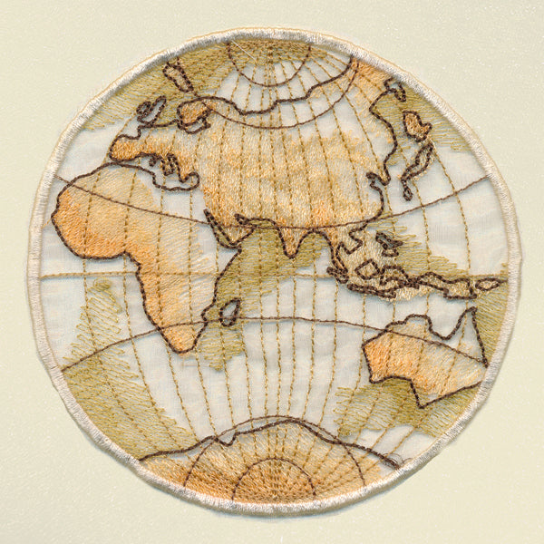 Antique Globe - Eastern Hemisphere (Organza)
