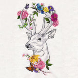 Floral Deer Portrait