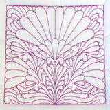 Flower Pattern Quilting Square (Double Run)