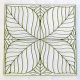 Leaf Pattern Quilting Square (Double Run)