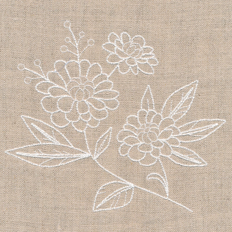 Rustic Zinnia Accent